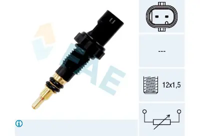 Novedad Sensor, temperatura del refrigerante FAE 33890 FAE 33890
